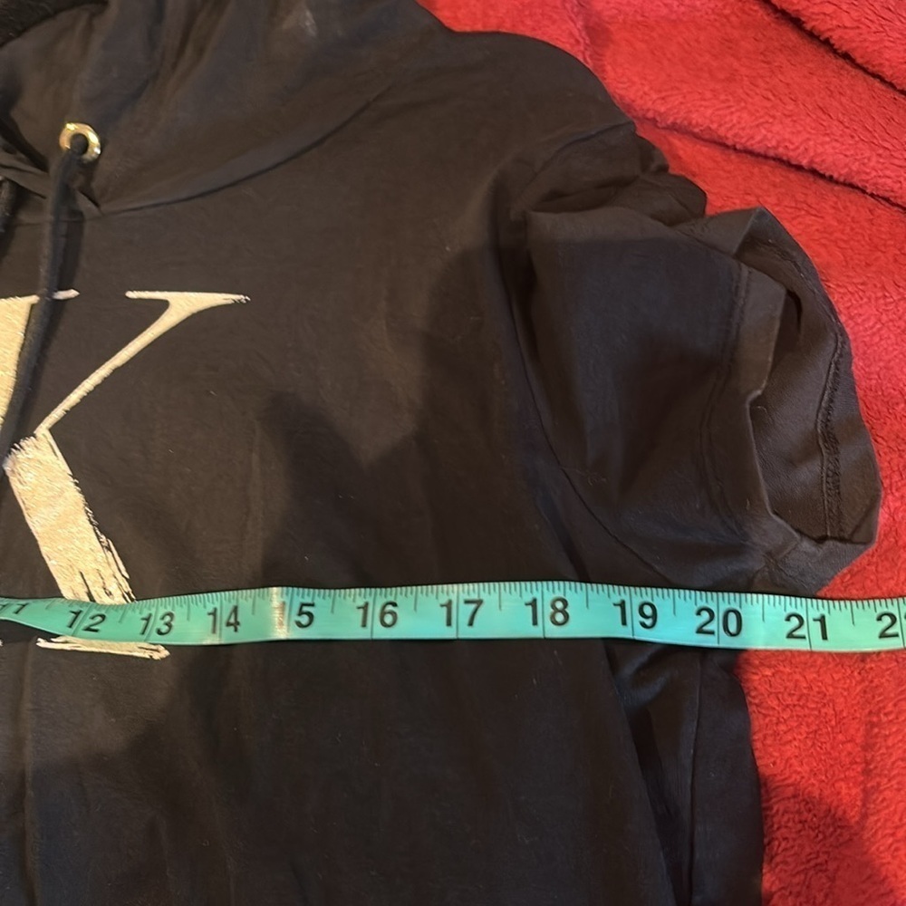 Calvin Klein shortsleeve logo hoodie  dress Sz XL - Picture 8 of 13